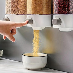 1pc Wall-mounted Cereal Storage Box Moisture-proof Jar