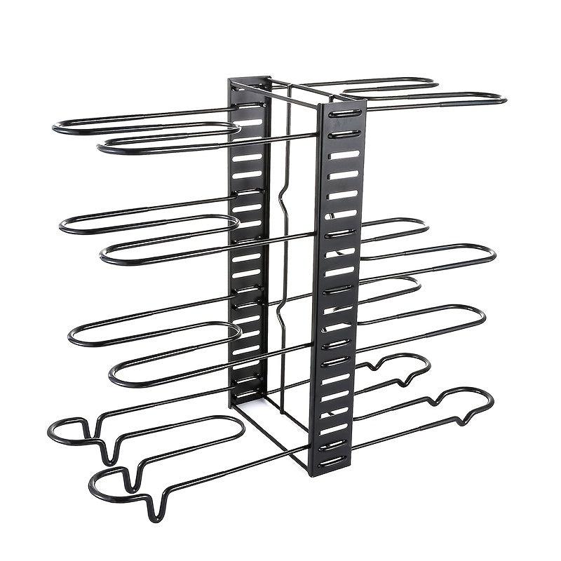 Heavy Duty Pot Pan Storage Rack Adjustable Kitchen Organizer