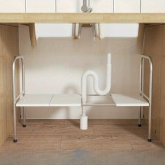 Expandable Under Sink Kitchen Rack with Removable Panels