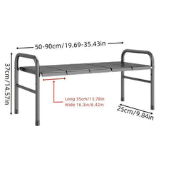 Expandable Under Sink Kitchen Rack with Removable Panels