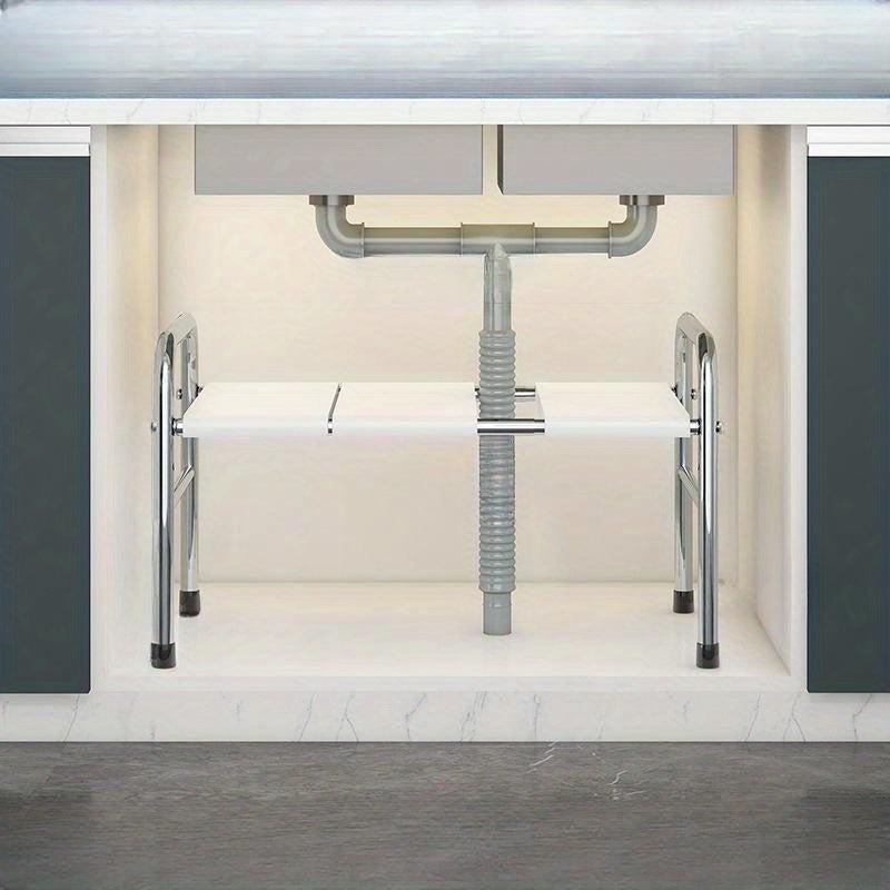 Expandable Under Sink Kitchen Rack with Removable Panels
