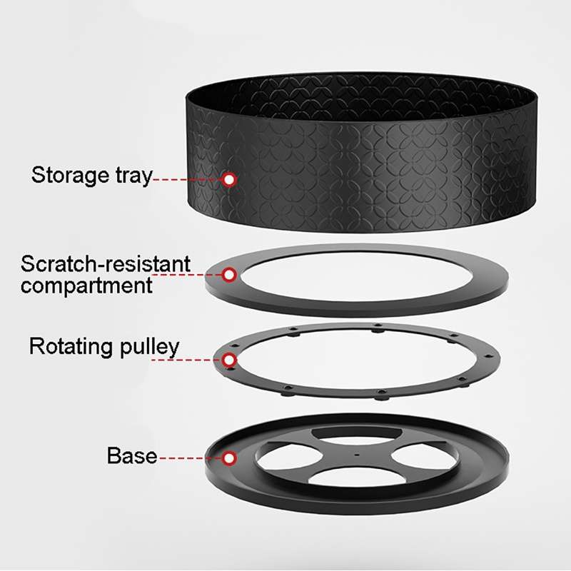 360 Rotating Spice Rack with 2 Layers Easy to Organize Seasoning and Condiments