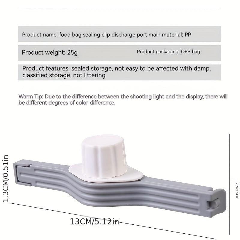 3 Pcs Seasoning Sealing Clips Home Standing Milk Powder And Salt Clip
