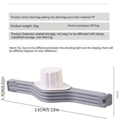 3 Pcs Seasoning Sealing Clips Home Standing Milk Powder And Salt Clip