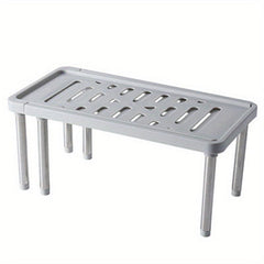 Stainless Steel Shoe Rack Cabinet Organizer Space Saving Wardrobe Shelves