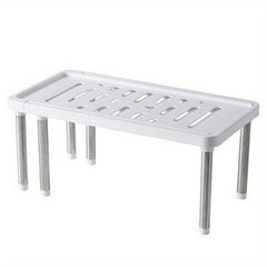 Stainless Steel Shoe Rack Cabinet Organizer Space Saving Wardrobe Shelves