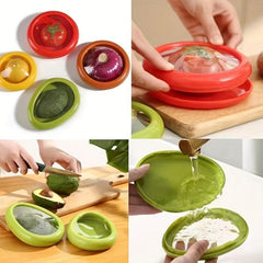 1pc Fruit/Vegetable Fresh keeping Box Set Avocado Onion Storage Box