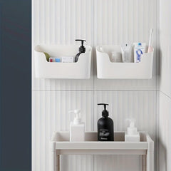 Sink Organizer Wall Mount Storage Holder Adhesive Kitchen Cabinet Shelf