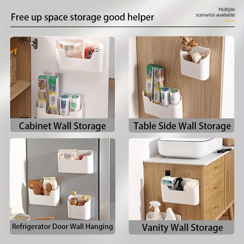 Sink Organizer Wall Mount Storage Holder Adhesive Kitchen Cabinet Shelf