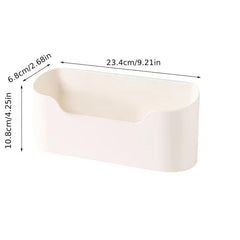 Sink Organizer Wall Mount Storage Holder Adhesive Kitchen Cabinet Shelf