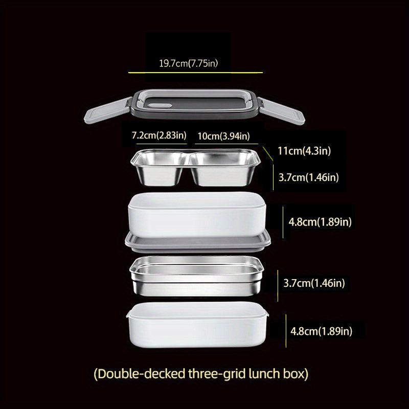 Leakproof Stainless Steel Bento Box for Adults and Teens