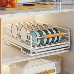 Kitchen Cabinet Sliding Pull Out Drawers Heavy Duty Metal Wire Basket Organ