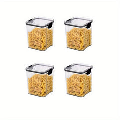 4pcs Food Sealed Jars With Lids Moisture-proof Insect-proof