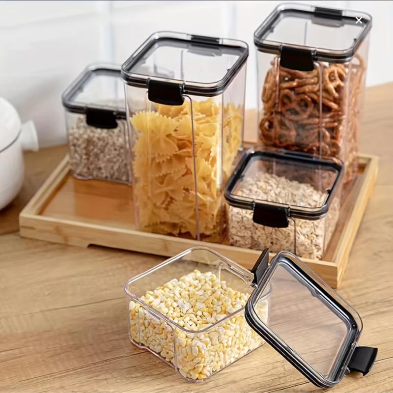4pcs Food Sealed Jars With Lids Moisture-proof Insect-proof