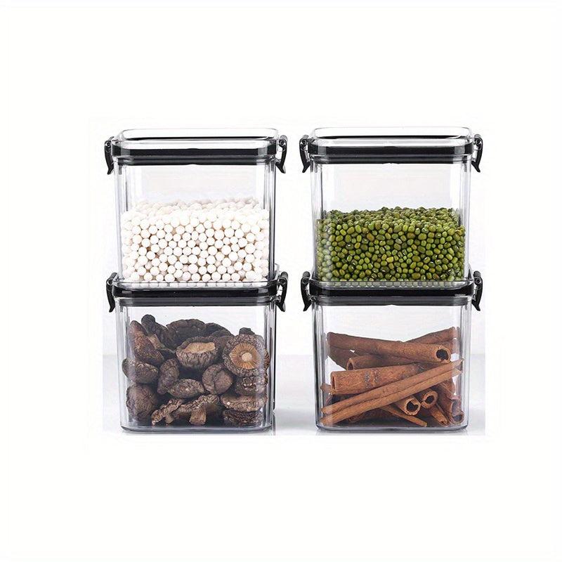 4pcs Food Sealed Jars With Lids Moisture-proof Insect-proof
