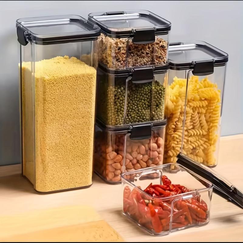 4pcs Food Sealed Jars With Lids Moisture-proof Insect-proof