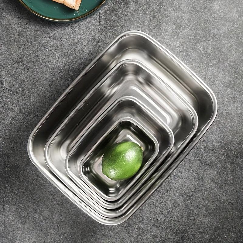 1pc Stainless Steel Food Storage Containers Leak-proof Box