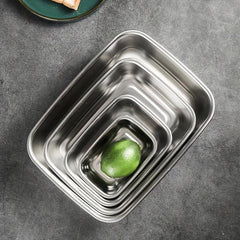 1pc Stainless Steel Food Storage Containers Leak-proof Box