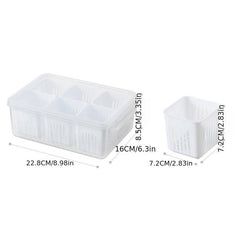 Reusable Fridge Food Storage Container With Lids, 15-24 cm