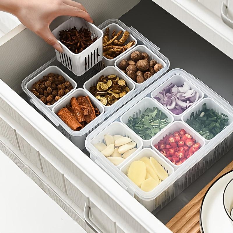 Reusable Fridge Food Storage Container With Lids, 15-24 cm
