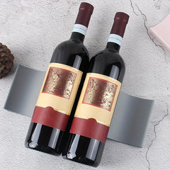 Red Wine Storage Rack Modern Wave Shape Anti Slip Fridge Shelf Wine Rack