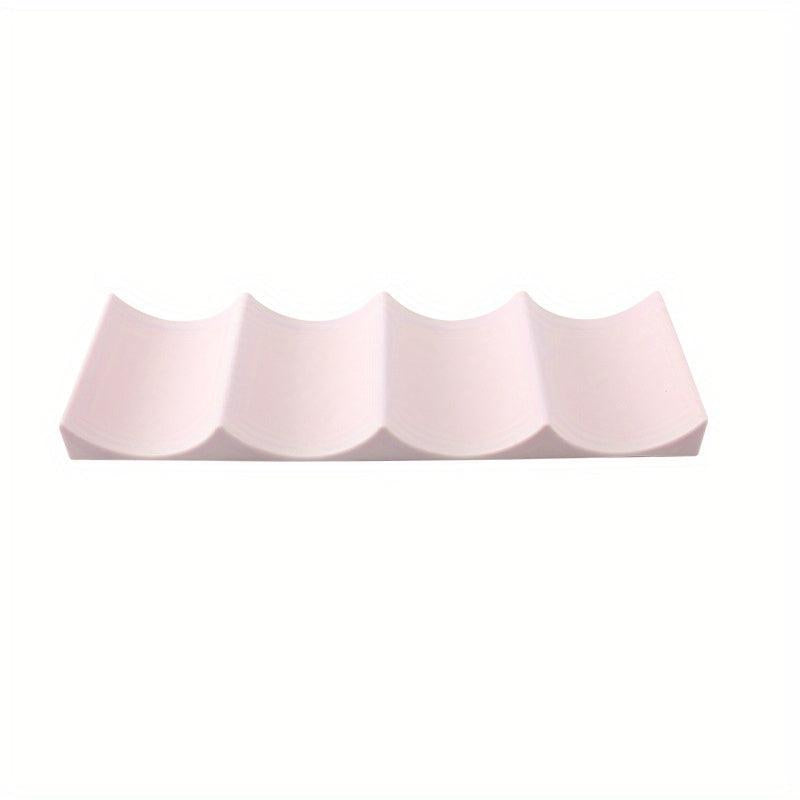 Red Wine Storage Rack Modern Wave Shape Anti Slip Fridge Shelf Wine Rack