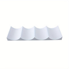 Red Wine Storage Rack Modern Wave Shape Anti Slip Fridge Shelf Wine Rack