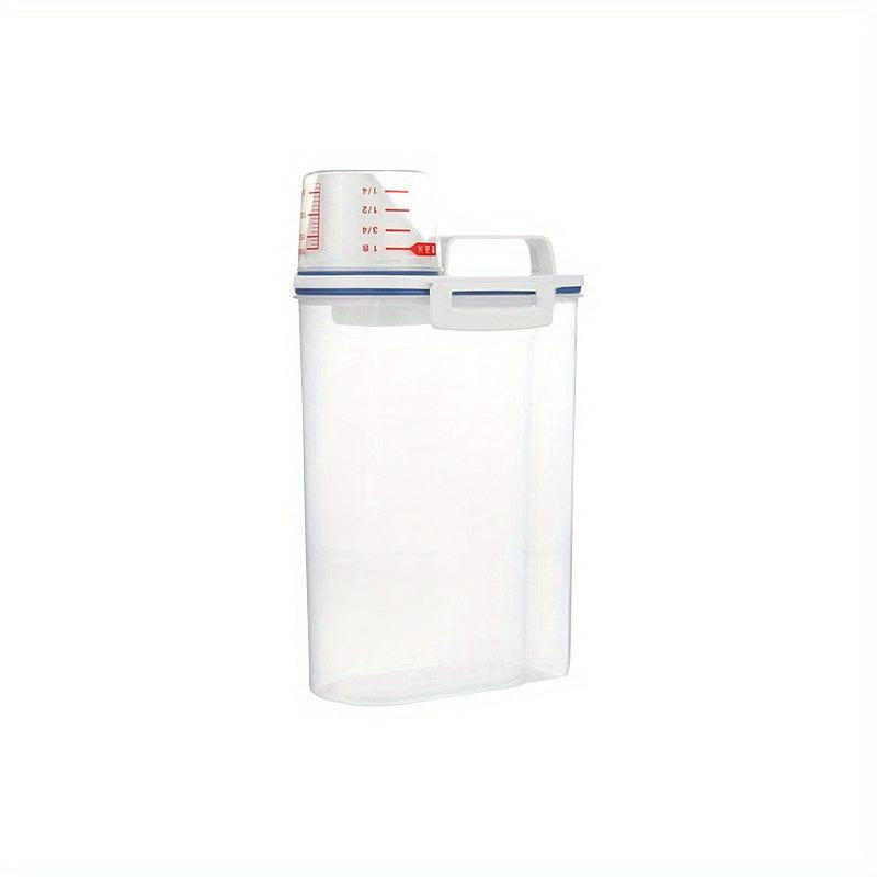 Large Capacity Rice Bucket With Measuring Cup