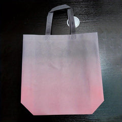 Gradient Non-woven Tote Bag Waterproof Eco Friendly Reusable Grocery Bags