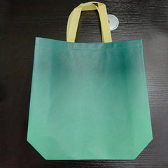 Gradient Non-woven Tote Bag Waterproof Eco Friendly Reusable Grocery Bags