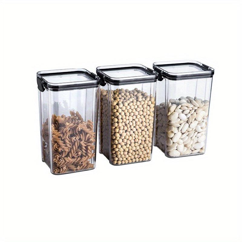 3pcs Sealed Food Storage Jar, Moisture & Insect proof Fresh keeping Box