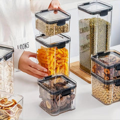 3pcs Sealed Food Storage Jar, Moisture & Insect proof Fresh keeping Box