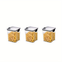 3pcs Sealed Food Storage Jar, Moisture & Insect proof Fresh keeping Box