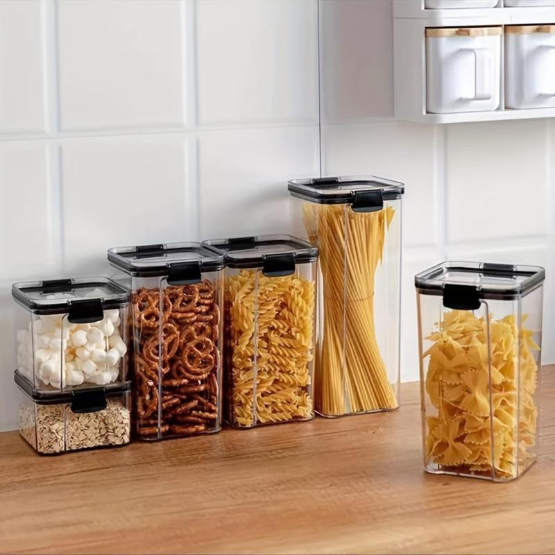3pcs Sealed Food Storage Jar, Moisture & Insect proof Fresh keeping Box