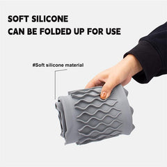 Silicone Kitchen Sink Splash Guard with Faucet Handle Drip Catcher