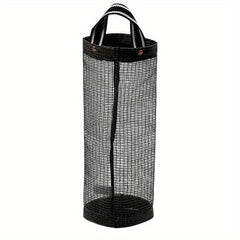 Mesh Hanging Garbage Bag Storage Bag Plastic Bag Holder