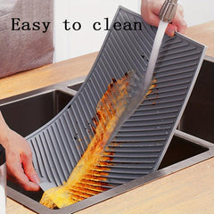 Large Silicone Draining Board Mat Heat Resistant Dishwasher Safe