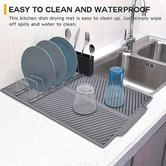 Large Silicone Draining Board Mat Heat Resistant Dishwasher Safe