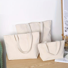 Thick Eco Canvas Shopping Bag DIY Tote Bag Blank