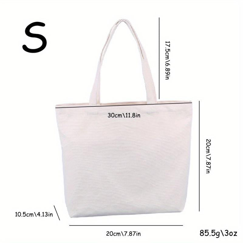 Thick Eco Canvas Shopping Bag DIY Tote Bag Blank