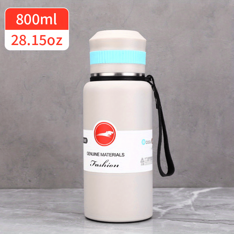 Stainless Steel Vacuum Flask with Large Capacity and Insulated Lid