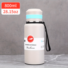 Stainless Steel Vacuum Flask with Large Capacity and Insulated Lid