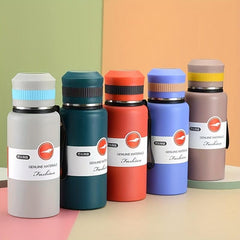 Stainless Steel Vacuum Flask with Large Capacity and Insulated Lid