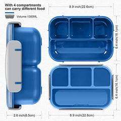 Bento Lunch Box Microwave & Dishwasher Safe For Back School