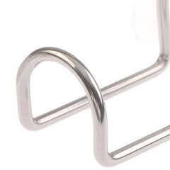 Wall Mounted Hook Punch Washbasin Holder Stainless Steel Bathroom Storage