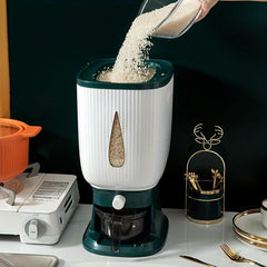 Large Capacity Rice Bucket with Measuring Cup