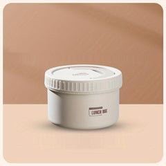 Stainless Steel Circular Lunch Box Set u2013 5pcs, Microwave Safe