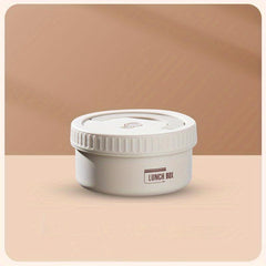 Stainless Steel Circular Lunch Box Set u2013 5pcs, Microwave Safe