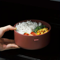Round Lunch Box Insulation Microwave Heating Single/Double Layer