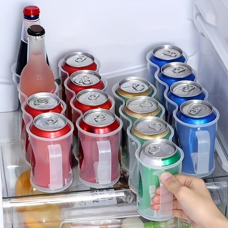 2pcs Portable Soda Can Organizer Refrigerator Drink Organizer